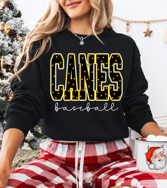 Black Canes Sweatshirt/ Gildan or Bella Options