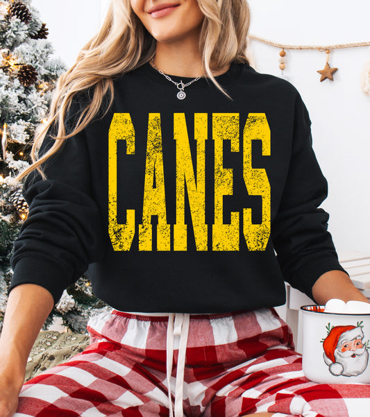 Black Canes Sweatshirt/ Gildan or Bella Options