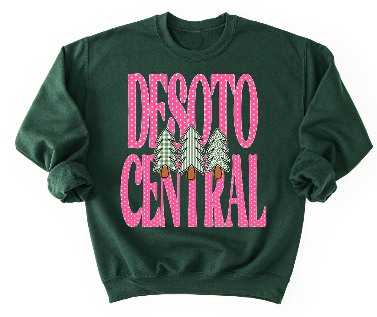 Desoto Central Christmas Sweatshirt / Youth and Adult Sizes - DC Jags Sweater