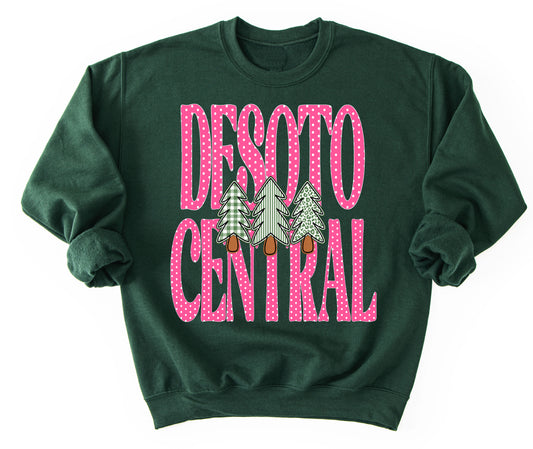 Desoto Central Christmas Sweatshirt / Youth and Adult Sizes - DC Jags Sweater