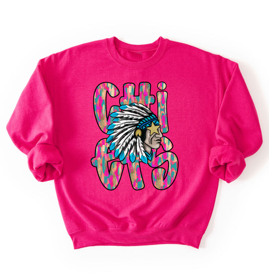 Pea Ridge Chiefs Mascots Sweatshirt/ Youth and Adult Sizes