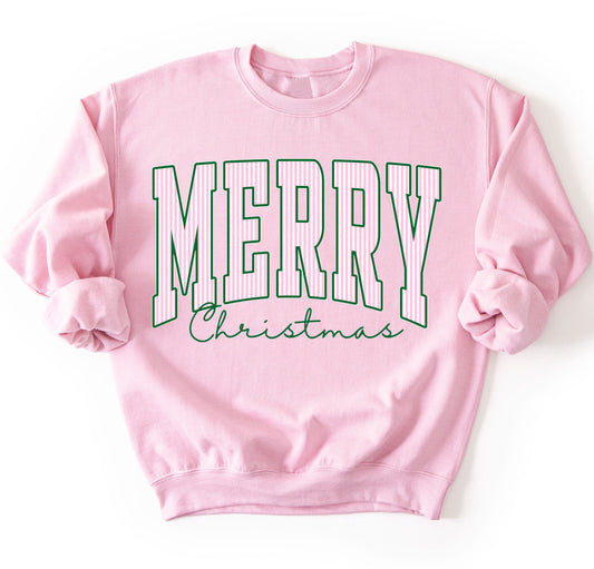 Mommy and Me Gildan or Bella Merry Christmas Sweatshirt/ Toddler, Youth, and Adult Sizes/Holiday Sweatshirts