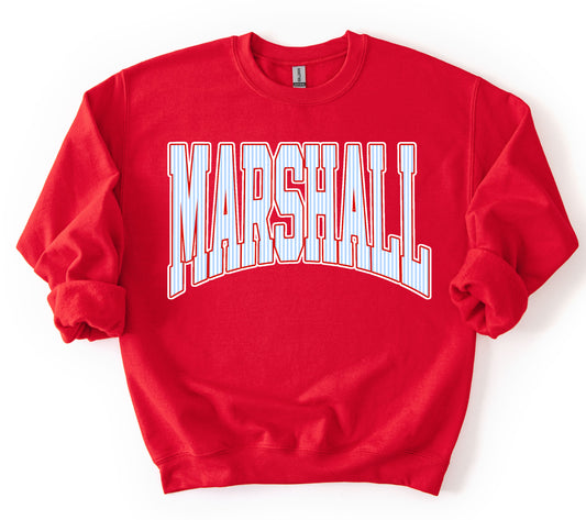 Gildan or Bella Canvas Marshall Patriots Sweatshirt/ Youth and Adult Sizes
