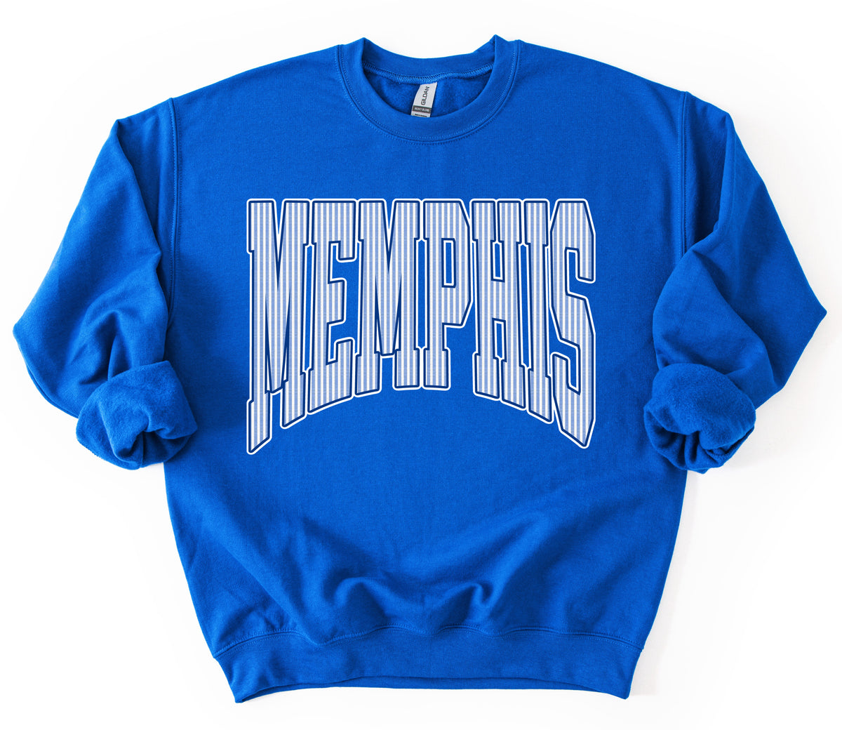 Bella or Gildan Memphis Tigers Sweatshirt/ Youth and Adult Memphis Tigers Sweatshirt/ U of M Sweatshirts -Faux Seersucker Print