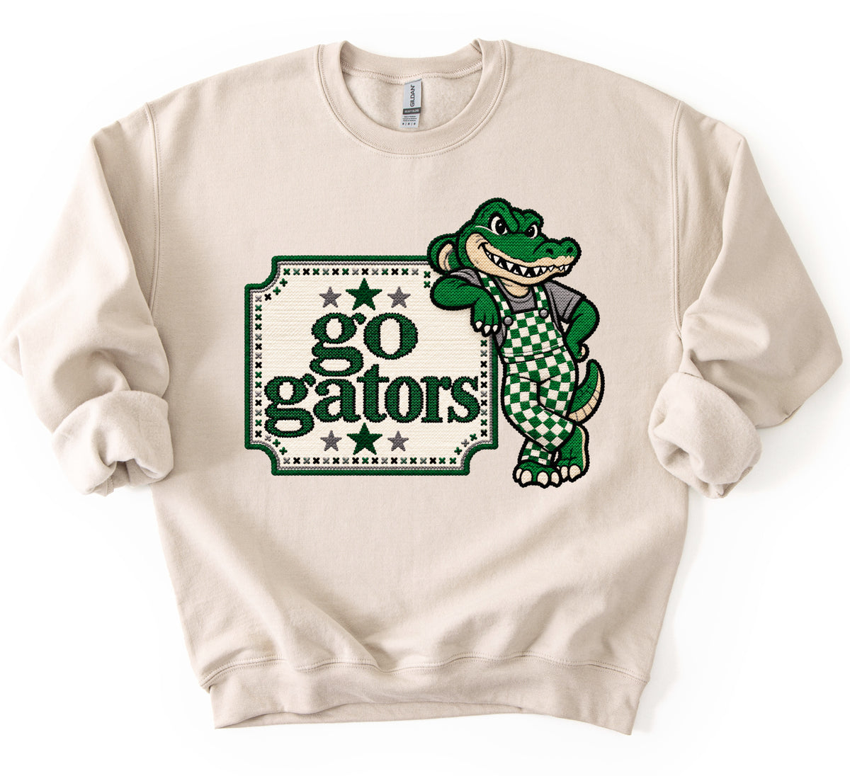 Faux Cross Stitch Collection - Go Gators/ Youth and Adult Sizes - Lake Cormorant