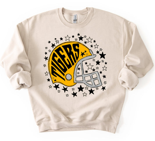 Gildan or Bella Canvas Hernando Tigers Sweatshirt / Youth and Adult Sizes/ Desoto County Schools / Mississippi School Shirt