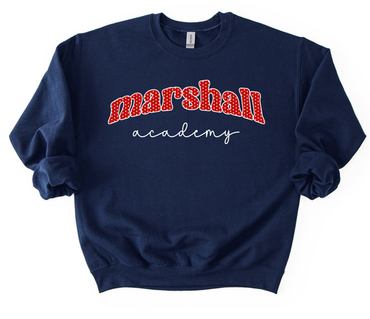 Gildan or Bella Canvas Marshall Patriots Sweatshirt/ Youth and Adult Sizes