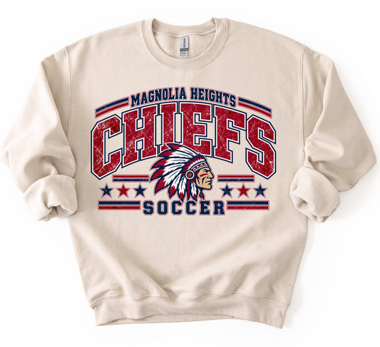Gildan or Bella Canvas Magnolia Heights Soccer Sweatshirt/ Youth and Adult Sizes
