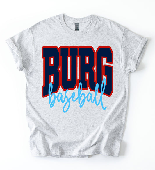 Burg Baseball Tee/ Gildan Softstyle Brand