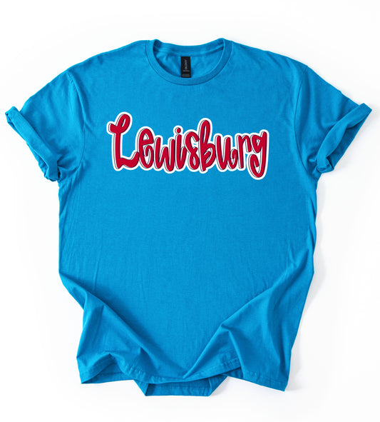 Gildan Softstyle Lewisburg Cutesy Tee - Youth and Adult Sizes
