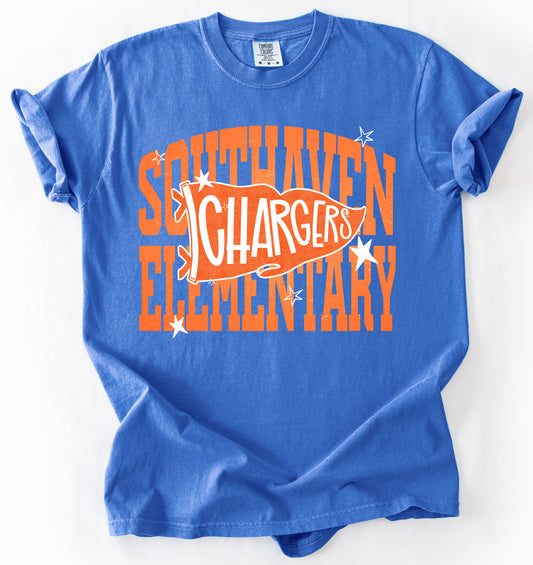 Southaven Chargers (Or Any Other School) Custom School Back To School Shirt/ Students or Teachers Shirt/ Any School Available/  Back To School - Multiple Colors