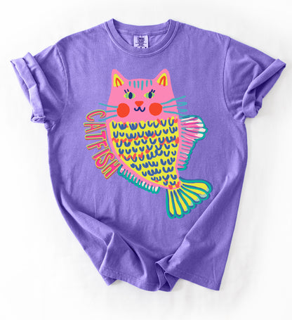 Sweet Summertime Drop - Comfort Colors Catfish Tee/ Youth and Adult Sizes