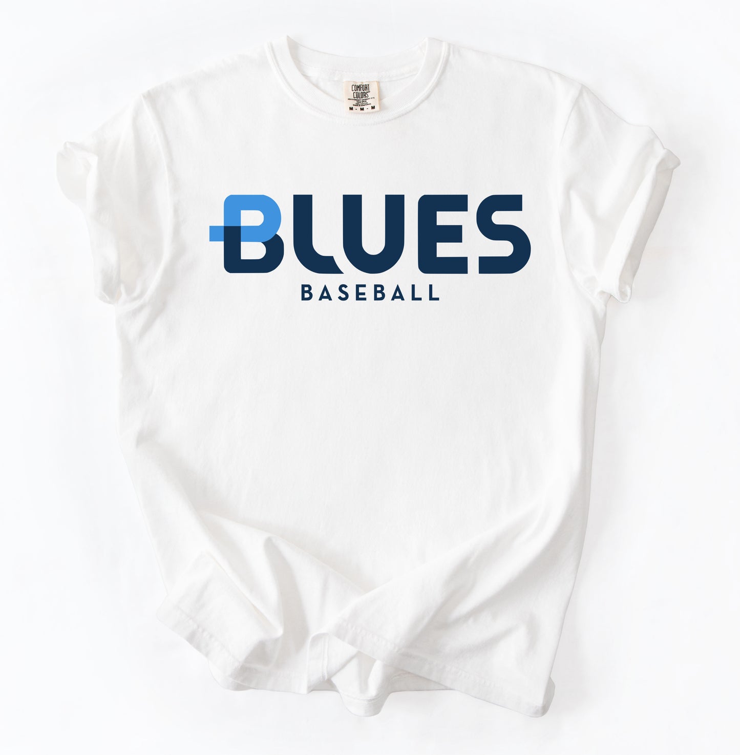Bella Canvas or Comfort Color Blues Baseball Tee/ Baseball Mom Shirt