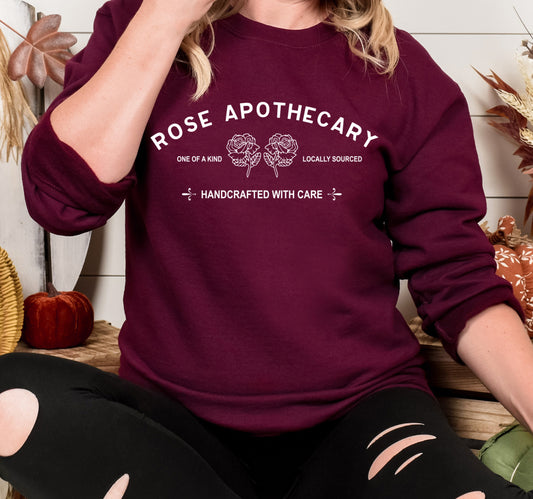 Gildan or Bella Canvas Rose Apothecary Sweatshirt/ Unisex Size