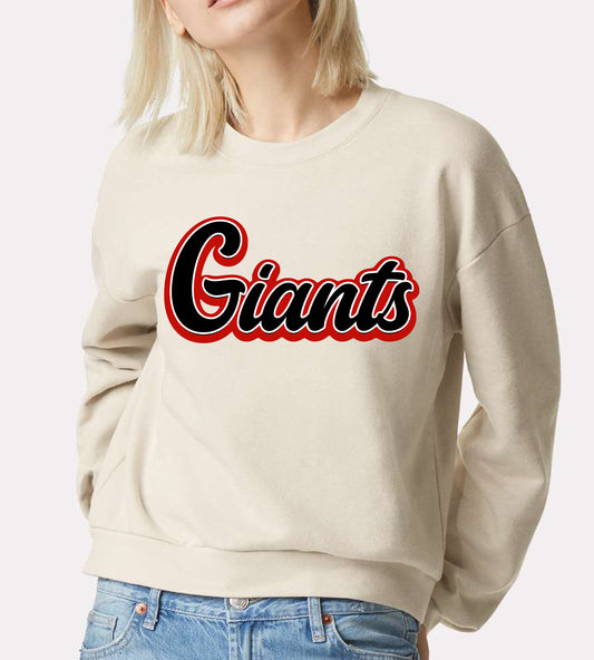 Germantown Giants Sweatshirt /Cropped Bella Brand Sweatshirts