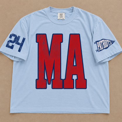 Custom Comfort Colors Number Marshall Academy Spiritwear Shirts/Football /Baseball or Softball/ Custom Boxy Crops