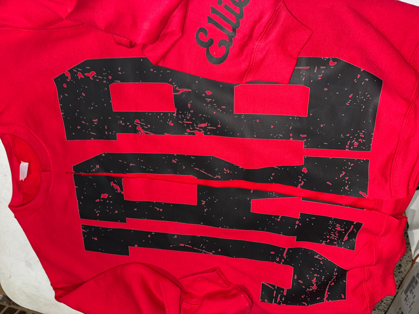 Custom Sweatshirt Cardigans - Oversized Print - Option of Additional Personalization on Back and Sleeves
