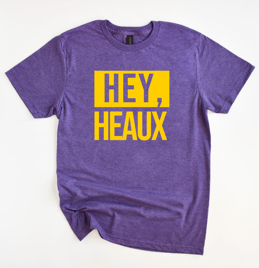 Hey, Heaux Shirt/ LSU Lane Shirt- Gildan Softstyle