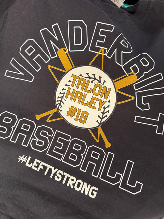 Vendy Shirts For Talon - Comfort Colors Black Unisex/ Crop and Full Length Options