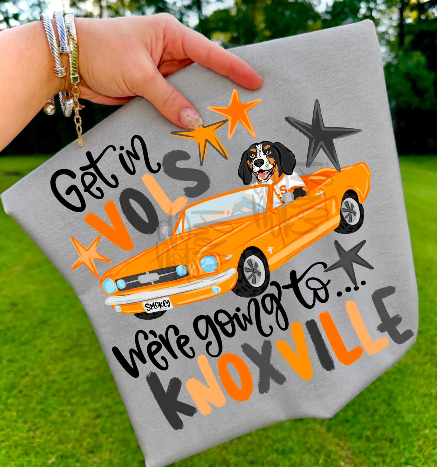 Comfort Colors Get In Vols, We're Going To Knoxville Tennessee Tee/ Youth and Adult Sizes