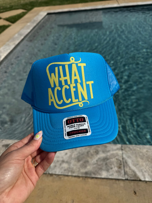 What Accent Trucker Hat / Funny Accent Trucker Hat/ Otto Brand - Funny Trucker Hats
