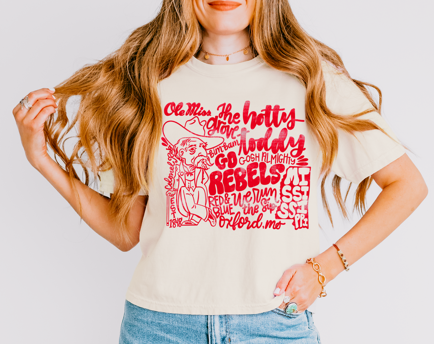 Spirit Drop - Rebs Cropped Comfort Colors Tee