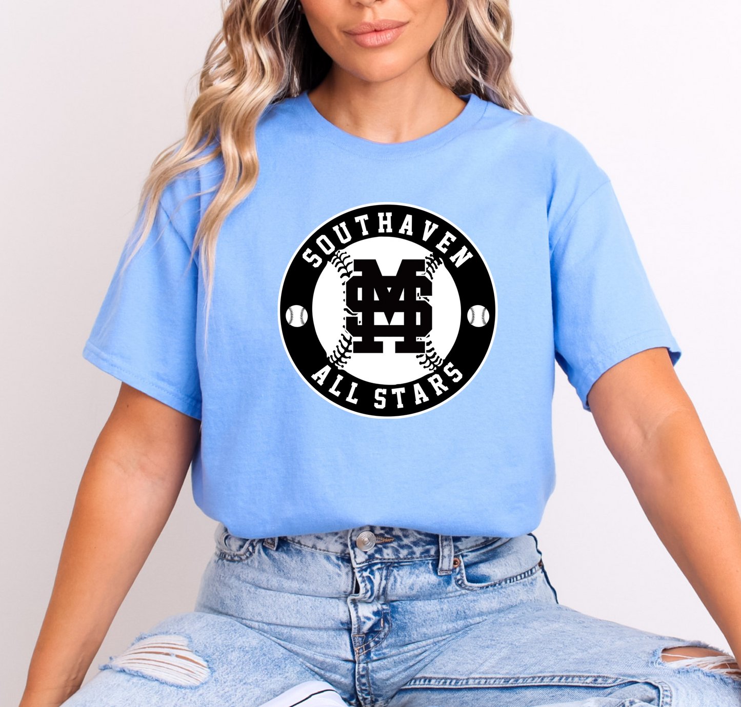 Southaven All Stars Full Length Tee/ Bella or Comfort Color Options