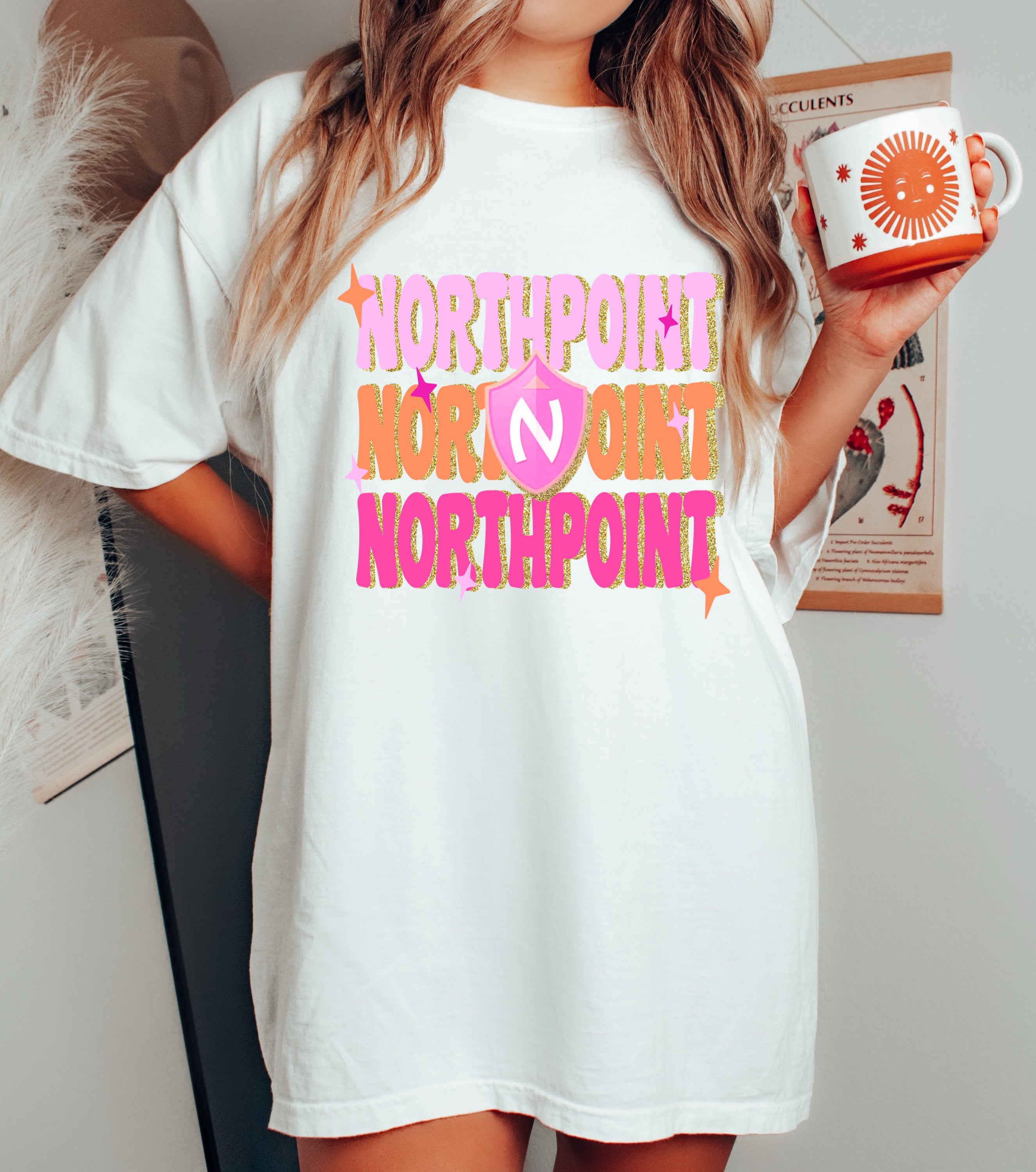 Comfort Colors Northpoint Tee/ Youth and Adult Sizes – Pink Mustache ...