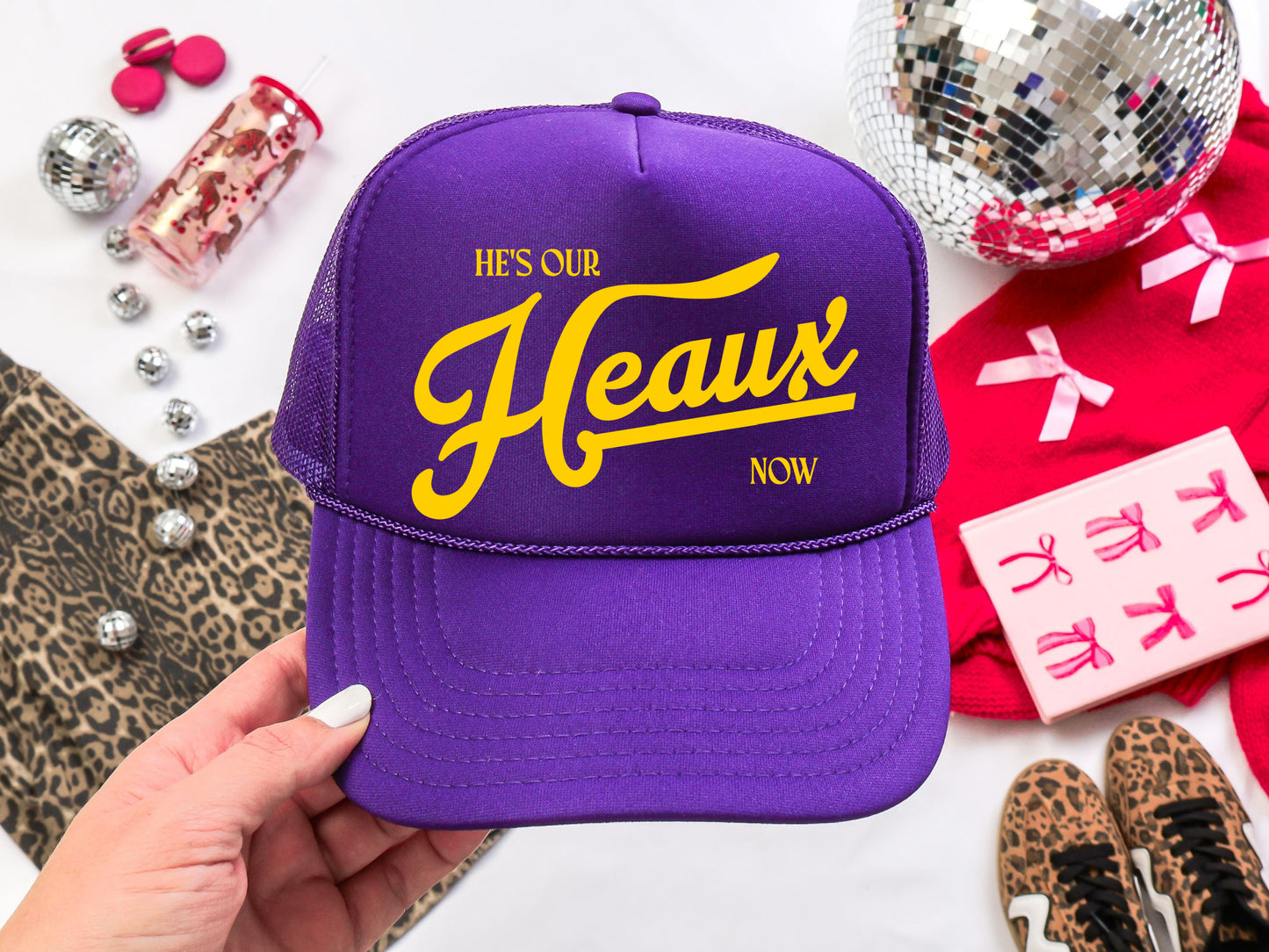 He's Our Heaux Now Funny Trucker Hat/ Funny Gifts for Her / Otto Trucker Hat
