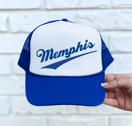 Memphis Trucker Hat/ Gifts for Her/ Mothers Day Gift/ Fathers Day Gift