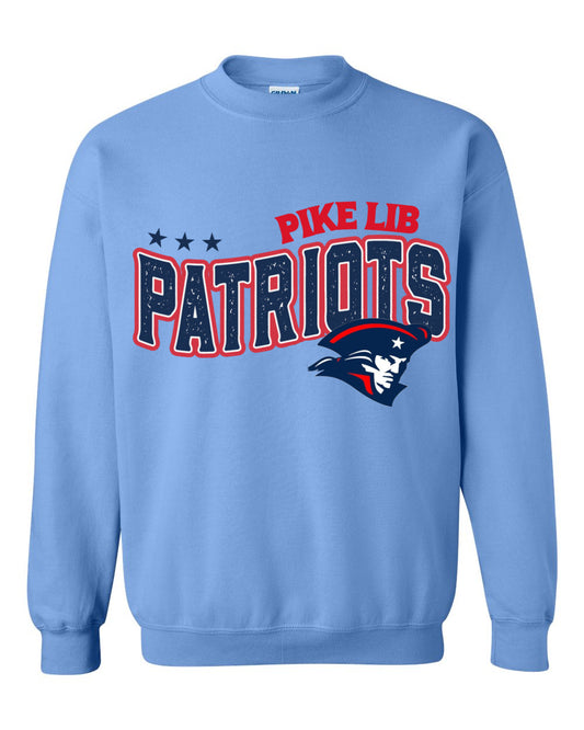 Pike Lib Patriots Unisex Sweatshirt  Adult Sizes/ Pike Liberal Arts School/ Youth and Adult Sizes