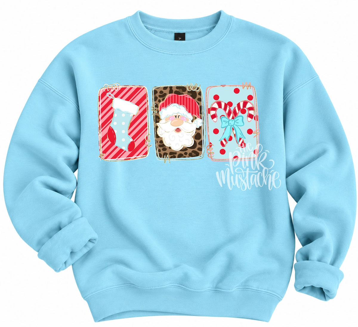 Mommy and Me Christmas Trio Doodle Sweatshirt/  Youth and Adult Sizes/Holiday Sweatshirts