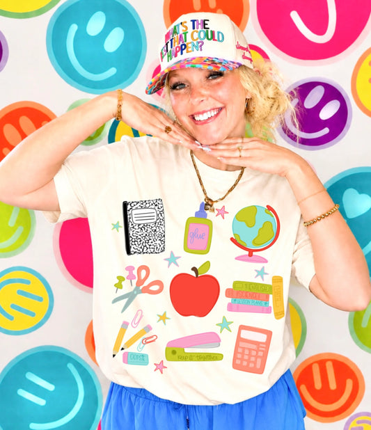 Comfort Colors or Bella Canvas Back To School Teachers Shirt/ Adult Sizes