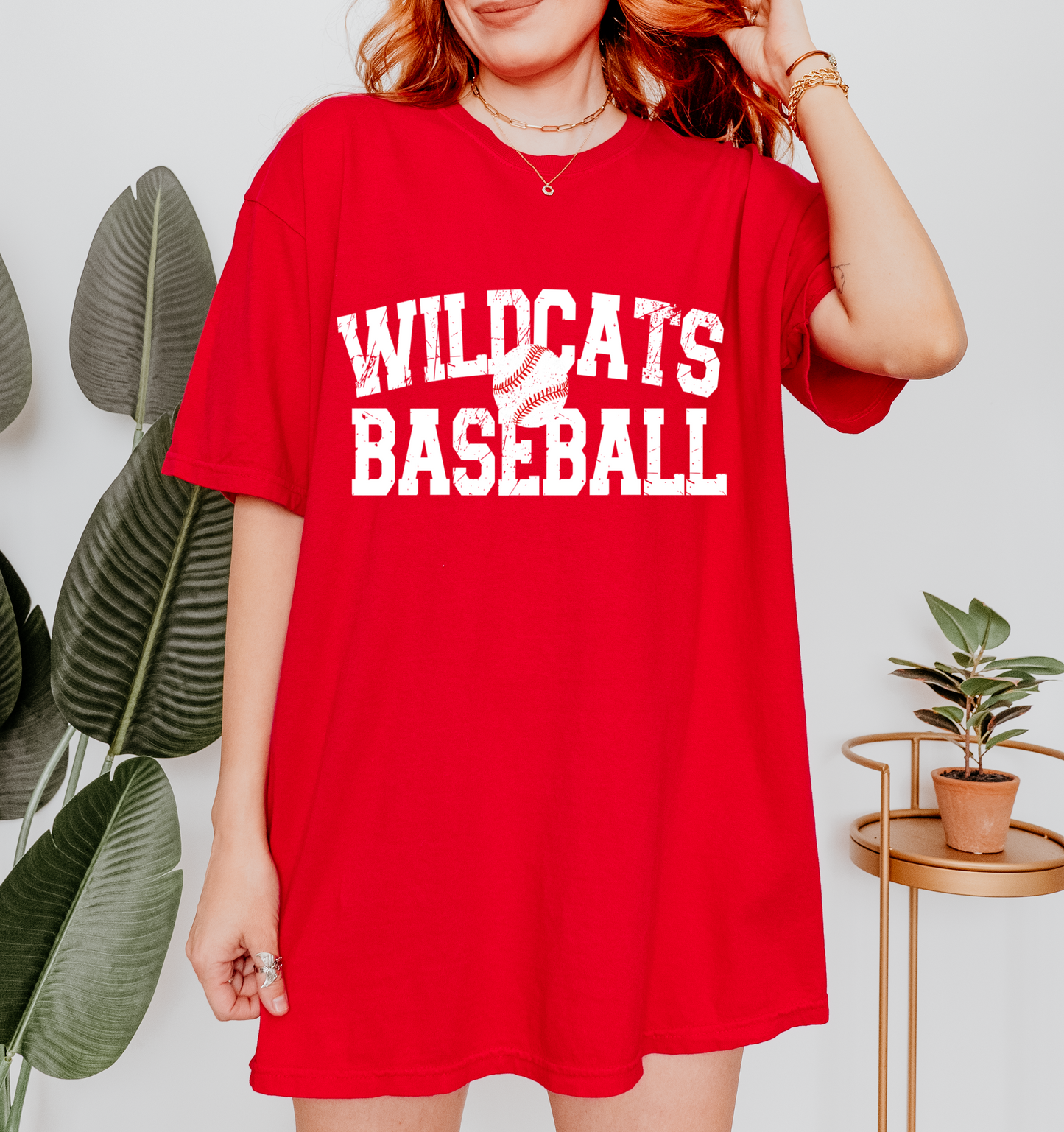Wildcats Baseball Tee/ Comfort Colors or Bella Canvas Soft Style / Youth and Adult Sizes