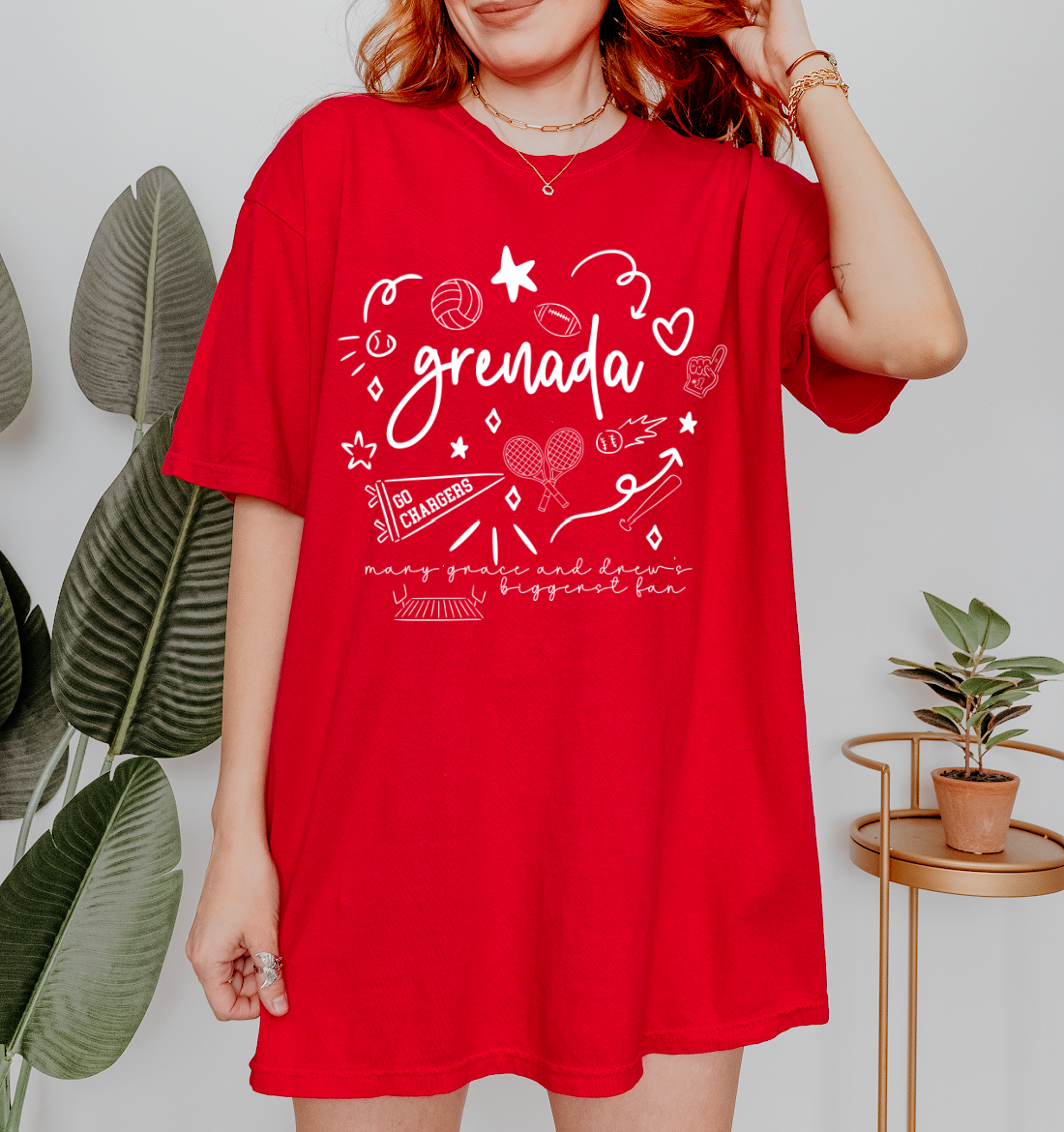 Custom Sport/Activity Collage Tee - Completely Customizable/ Biggest Fan Shirt