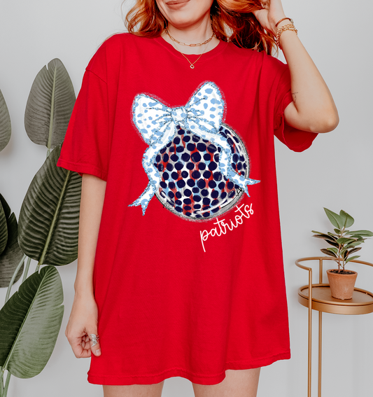 Comfort Colors or Bella Canvas Patirots Golf Shirt
