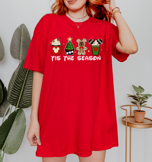 Bella Canvas, Gildan Softstyle, or Comfort Colors Tis the Season Christmas Matching Family Magical Inspired Tees / Best Day Ever/ Magical Tees