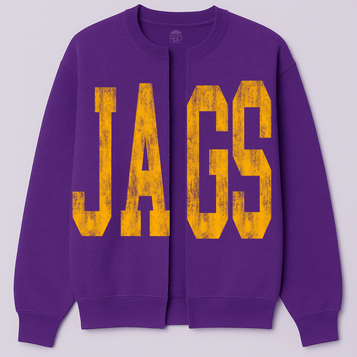 Desoto Central JAGS Custom Sweatshirt Cardigans - Oversized Print - Option of Additional Personalization on Back and Sleeves