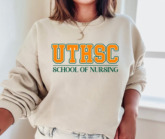 Gildan or Bella Canvas UT School of Nursing Sweatshirt
