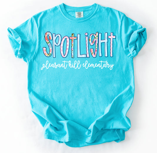 Custom SPOTLIGHT Or Any Other Group Teacher Shirt/-Personalized Teacher Shirt/ MULTIPLE COLOR OPTIONS/ Custom Comfort Colors or Bella Canvas - Mrs. Teacher Name Tee/ Teacher Gifts/ Teacher Team Shirts