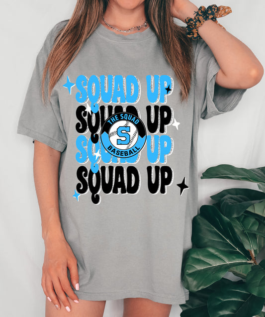Stacked Squad Baseball - Comfort Colors / Youth and Adult Sizes