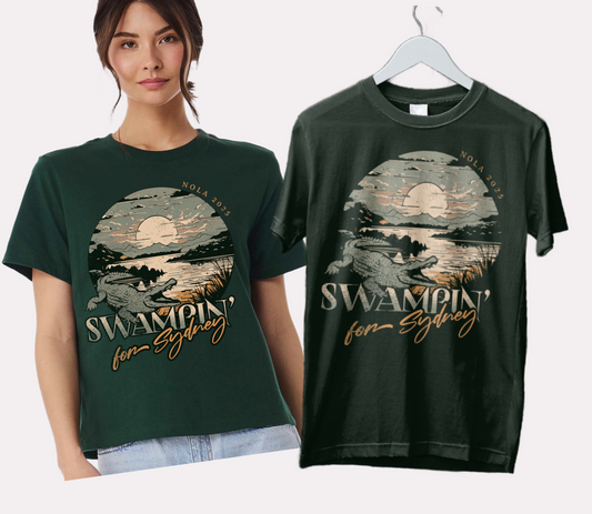 Custom Swamp Tour Bach Trip Shirts/ Cropped or Full Length Tees