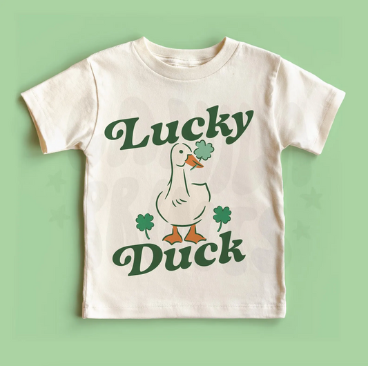 Comfort Colors or Bella Lucky Duck St. Patricks Day Shirt/Toddler, Youth and Adult Sizes / St Patty's Day