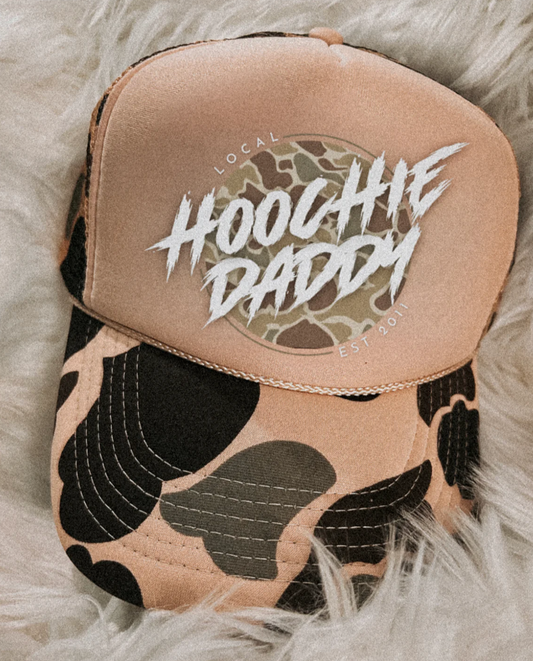 Fully Customizable Hoochie Daddy Trucker Hat/ Funny Mens Trucker Hats/ Funny Mens Gift