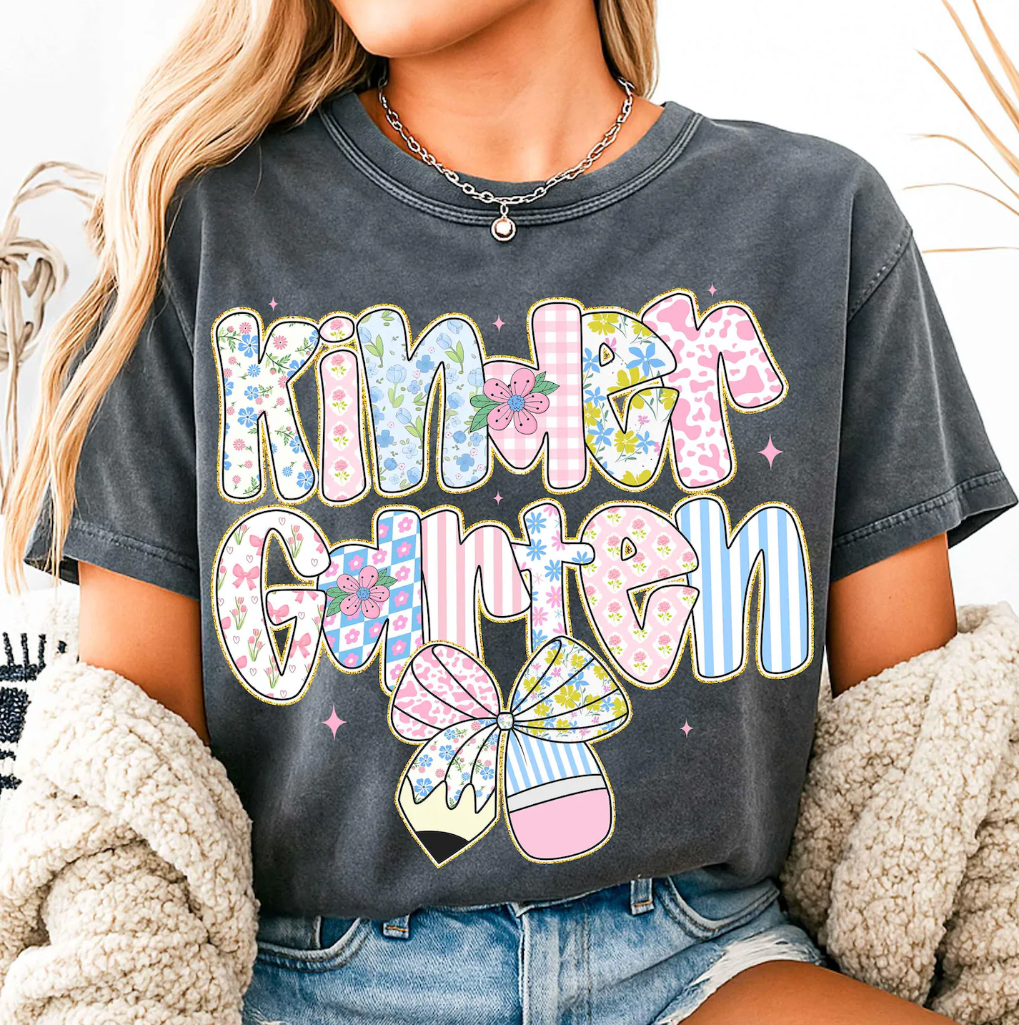 Back To School Students or Teachers Shirt/ All Grades Available/ Coquette Back To School