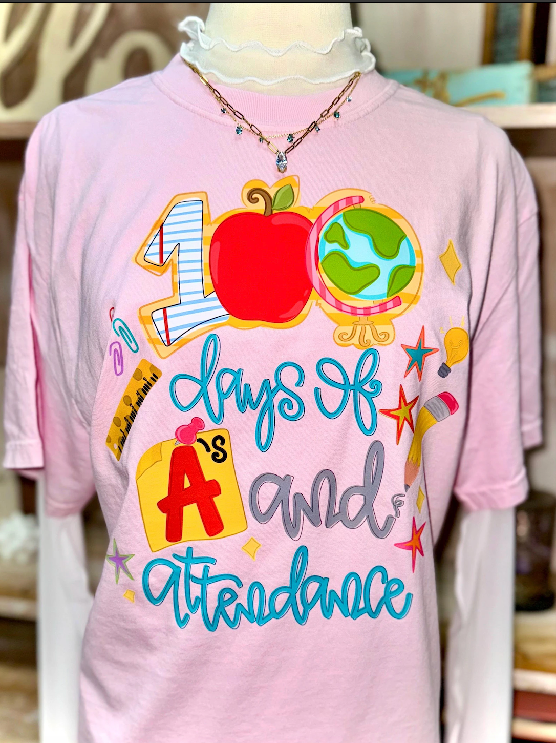 Comfort Colors Or Bella Canvas 100 Days of School Shirt/ 100th Day of School Shirt -  School Tee/ Youth and Adult Sizing Available