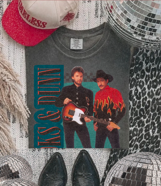 90's Throwback Collection -Brooks and Dunn Tee/Comfort Colors or Bella Canvas Shirt