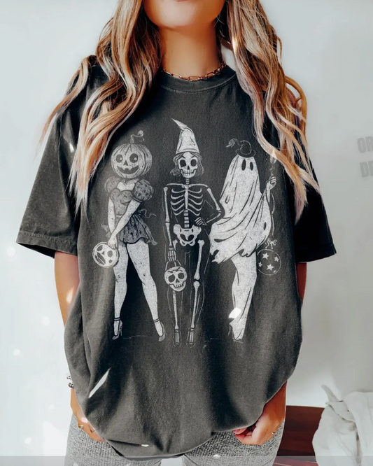 Comfort Colors Spooky Girl Squad/ Halloween Shirts