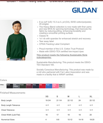 Custom Name Reindeer Tees or Sweatshirts/ Toddler and Youth Sizing