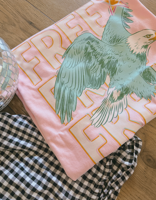 250 Years Drop - Comfort Colors Free Bird Eagle Shirt/ Youth and Adult Sizes